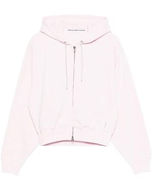 Alexander Wang Zip-Up Hoodie - Pink