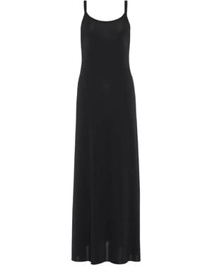 Eres Robe Longue Évasée Amber À Bretelles Au Dos - Noir