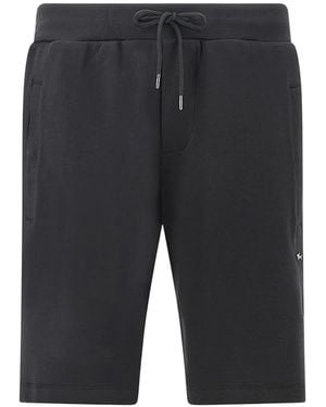 Paul & Shark Elasticated-Waistband Track Shorts - Grey