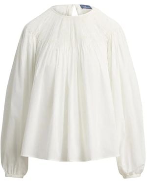 Polo Ralph Lauren Pintucked Shirt - White