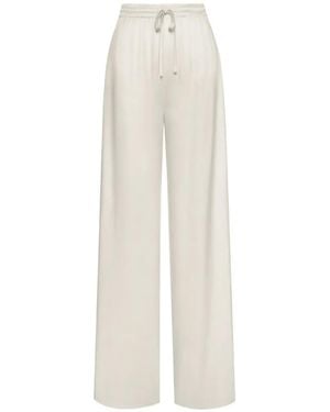Oscar de la Renta Georgette Trousers - White