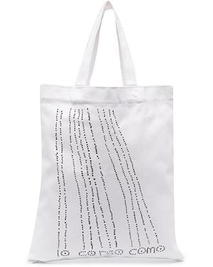 10 Corso Como Graphic-Print Tote Bag - White