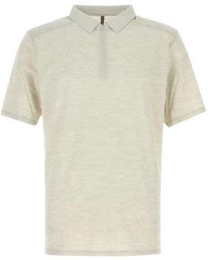 Veilance Polo Con Motivo De Brezo - Blanco
