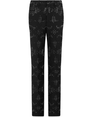 Philipp Plein Baroque Strass Pants - Black