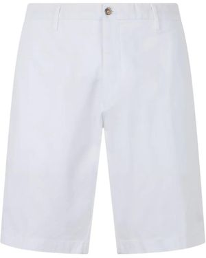 Fedeli Button-Fastening Bermuda Shorts - White