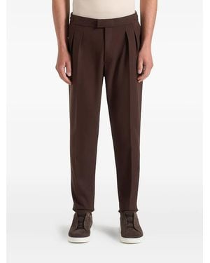 Manière De Voir Hubert Tailored Trousers - Brown