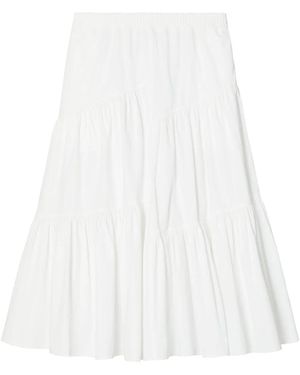 Tory Burch Pleated Skirt - White