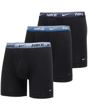 Nike Logo-Print Boxers Set (Set Of Three) - Blue