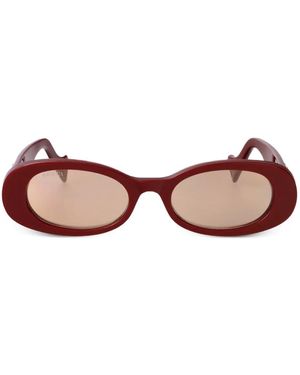 Gucci Oval-Frame Sunglasses - Pink