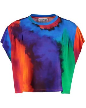 Rabanne Round-Neck T-Shirt - Blue
