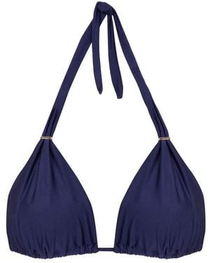 Lenny Niemeyer Halterneck Bikini Top - Blue
