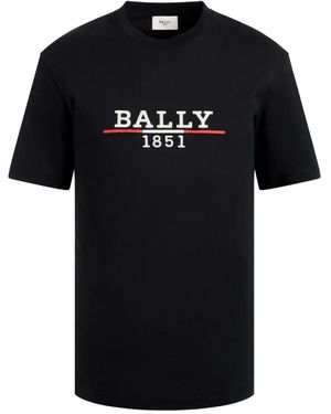 Bally ロゴ Tシャツ ブラック Bally logo-print Organic Cotton T-shirt | Black | FARFETCH
