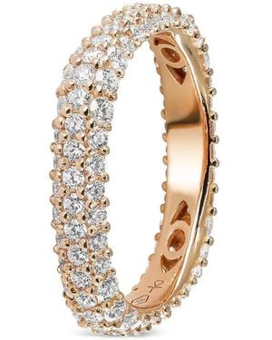 FULLORD Anello Eternity Con Diamanti - Bianco