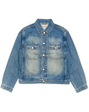 Stussy Jeansjacke Mit Brusttaschen - Blau