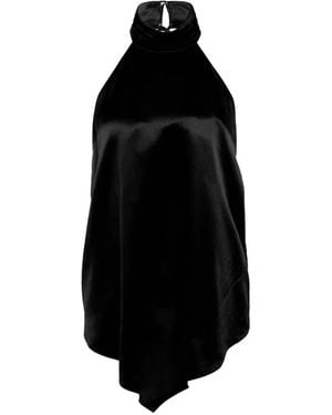Club21 Collection Marina Halterneck Top - Black