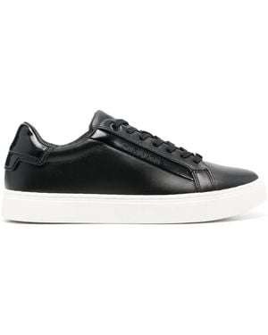 Calvin Klein Sneakers Con Logo Goffrato - Nero