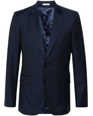 Fursac Virgin Wool Blazer - Blue