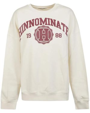 hinnominate Sweatshirt Mit Logo-Print - Weiß