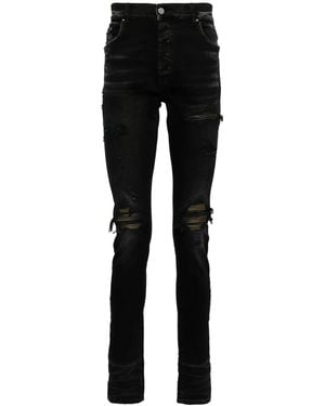 Amiri Distressed Skinny Jeans - Black