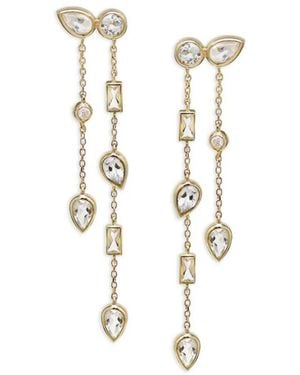 Anzie Cléo Eliana Ohrringe Mit Diamanten Und Topas - Weiß