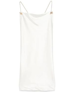Danamé Satin Mini Dress - White