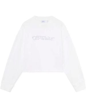 Off-White c/o Virgil Abloh City Nature Arrow Cropped-Top - Weiß