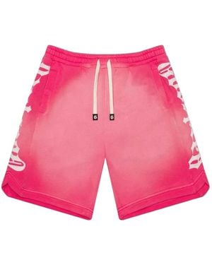Godspeed Courtside Logo-Print Shorts - Pink