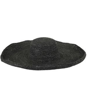 IBELIV Raffia Hat - Black