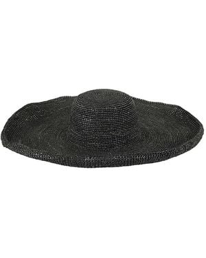 IBELIV Raffia Hat - Black