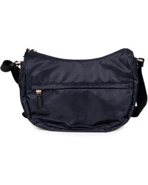 Borbonese Op' Art Shoulder Bag - Blue