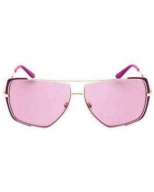 Guess Gafas De Sol Con Montura Geométrica Oversize - Rosa