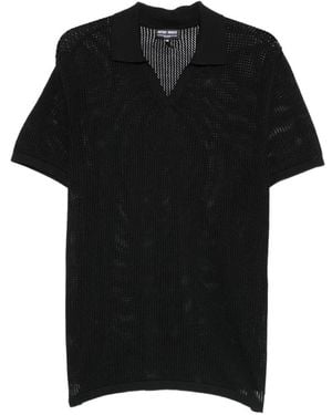 Antony Morato Agadir 2 V-Neck Knitted T-Shirt - Black