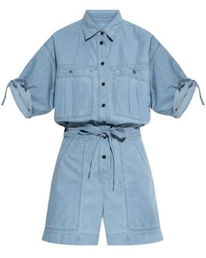 Isabel Marant Vally Playsuit - Blue
