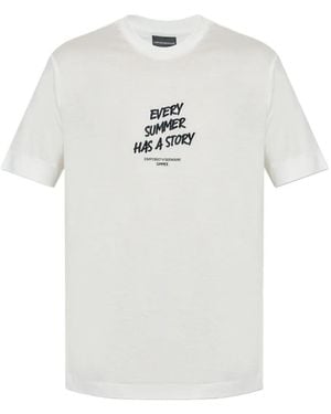 Emporio Armani Summer Story T-shirt - Weiß