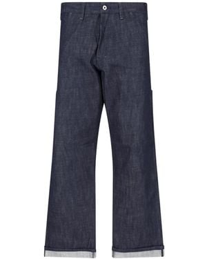 Roy Rogers Logo-Patch Flared Jeans - Blue