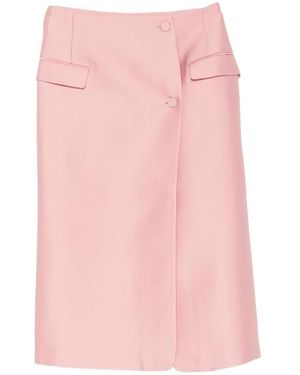 Stine Goya Button-Fastening Pencil Midi Skirt - Pink