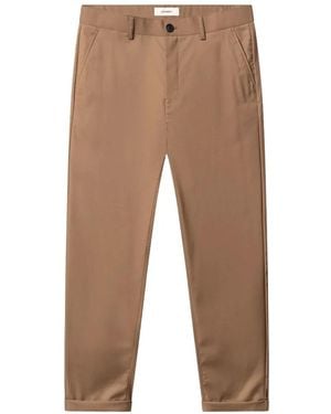 Gabba Pantalon Chino Joe À Ourlets Retroussés - White
