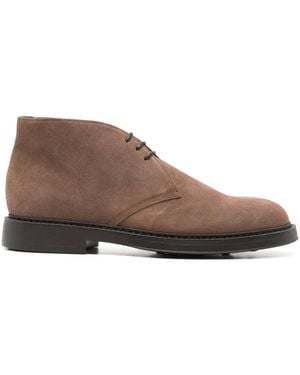 Doucal's Chukka Lace-Up Derby Shoes - Brown