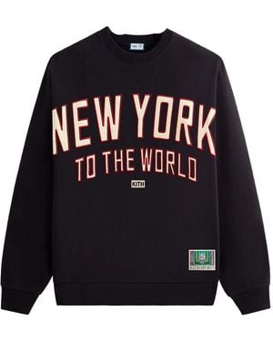 Kith Nfl New York Giants Victory Nelson Crew-Neck Sweatshirt - Blue