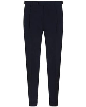 Berwich Darted Trousers - Blue