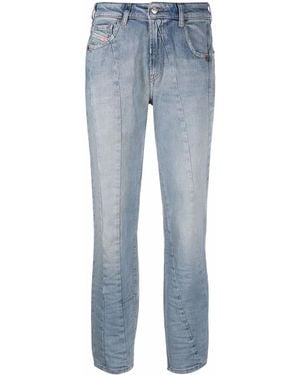 DIESEL D-Joy Straight-Leg Jeans - Blue