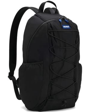 HUGO Rucksack Mit Bungee-Kordelzug - Schwarz