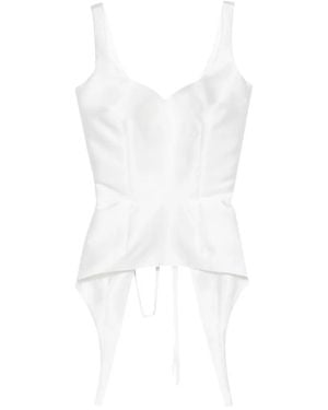 Parlor Corsetto Asimmetrico - Bianco