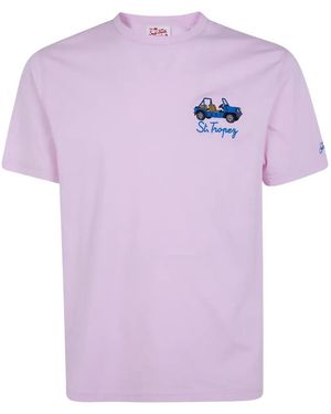 MC2 Saint Barth Portofino Car St Tropez T-Shirt - Purple