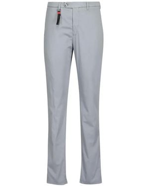 Marco Pescarolo Slim-Fit-Hose Mit Quasten - Grau