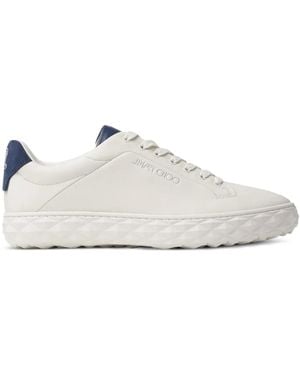 Jimmy Choo X Malbon Diamond Sneakers - White