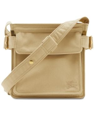 Burberry Mini Trench Phone Shoulder Bag - Natural