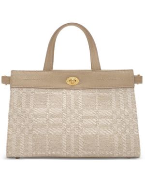 Burberry Small Cotswolds Tote - Natural