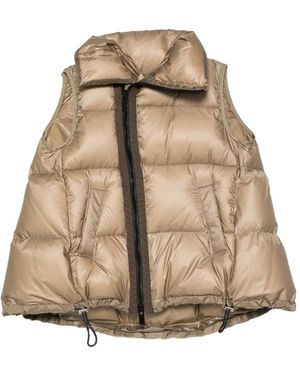 Sacai Gilet À Design Matelassé - Natural