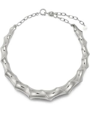 Liviana Conti Twisted-Effect Chain-Link Necklace - Metallic